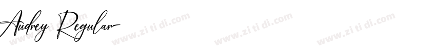 Audrey Regular字体转换